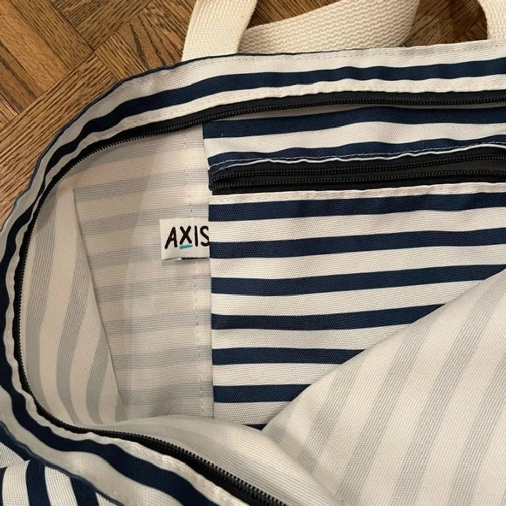 NWOT Beach Boat Tote Striped Bag - Picture 3 of 6